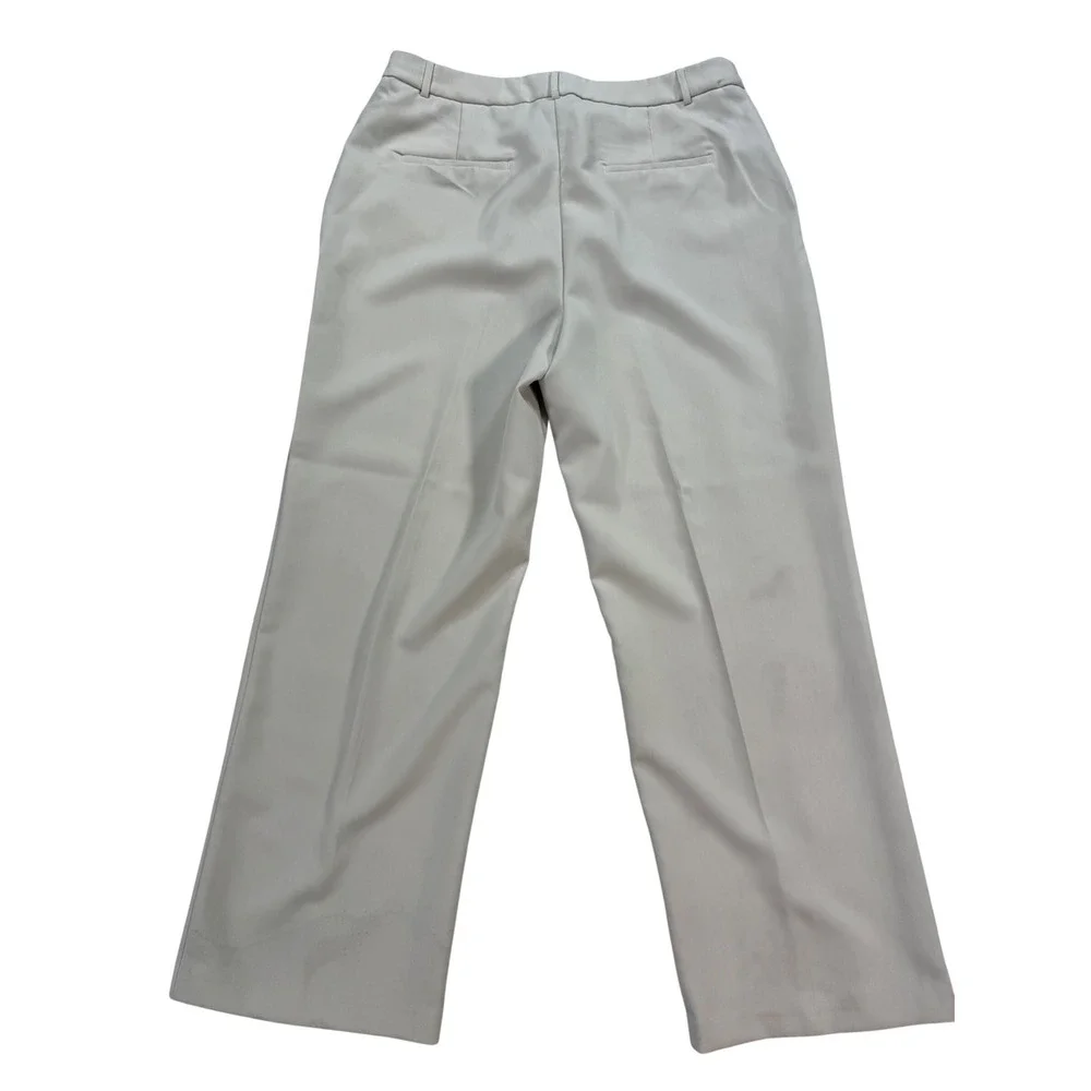 Joie Trousers Womens XL Beige Good Wide Leg Recycled Blend Professional
